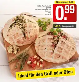 WEZ Mini Fladenbrot gefüllt Angebot