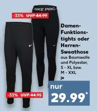 Kaufland Damen-Funktions-tights oder Herren-Sweathose Angebot