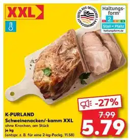 Kaufland K-PURLAND Schweinenacken/-kamm XXL Angebot