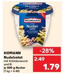 Kaufland HOMANN Nudelsalat Angebot