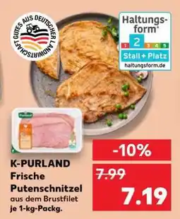 Kaufland K-PURLAND Frische Putenschnitzel Angebot