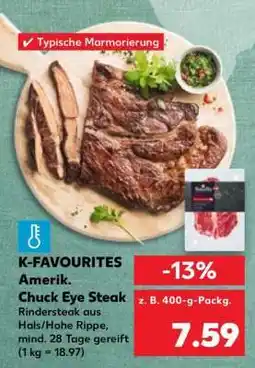 Kaufland K-FAVOURITES Amerik. Chuck Eye Steak Angebot