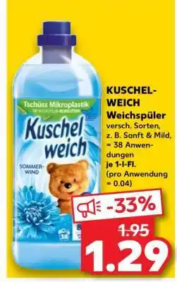 Kaufland KUSCHEL-WEICH Weichspüler Angebot