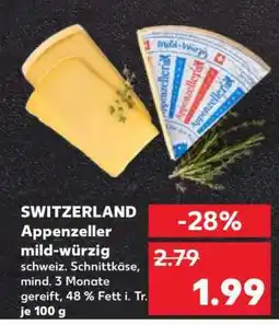 Kaufland Appenzeller mild-würzig Angebot