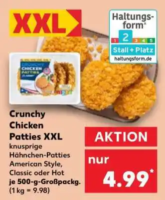 Kaufland Crunchy Chicken Patties XXL Angebot