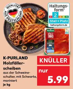 Kaufland K-PURLAND Holzfäller- scheiben Angebot