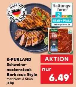 Kaufland K-PURLAND Schweinenackensteak Barbecue Style Angebot