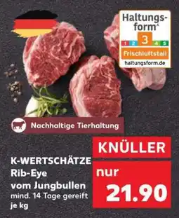 Kaufland K-WERTSCHÄTZE Rib-Eye vom Jungbullen Angebot