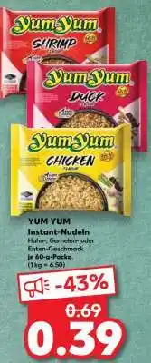 Kaufland YUM YUM Instant-Nudeln Angebot