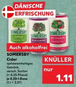 Kaufland SOMERSBY Cider Angebot