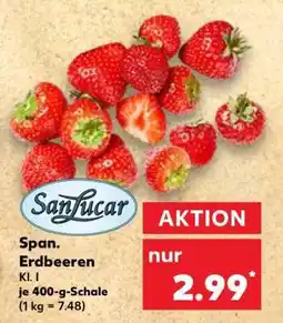 Kaufland Span. Erdbeeren Angebot