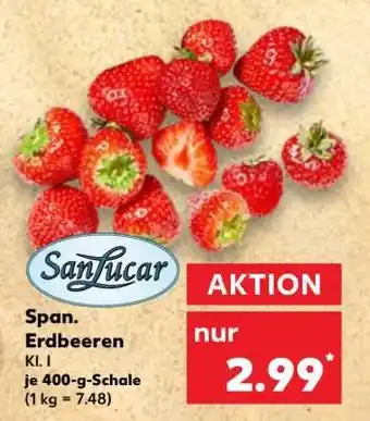 Kaufland Span. Erdbeeren Angebot