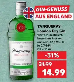 Kaufland Tanqueray London Dry Gin Angebot