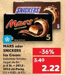 Kaufland MARS oder SNICKERS Ice Cream Angebot