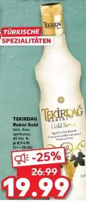 Kaufland TEKIRDAG Rakisi Gold Angebot