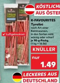 Kaufland K-FAVOURITES Tyrolini Angebot