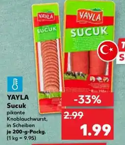 Kaufland YAYLA Sucuk Angebot
