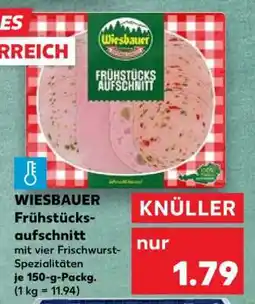 Kaufland WIESBAUER Frühstücksaufschnitt Angebot