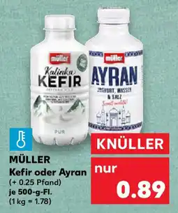 Kaufland MÜLLER Kefir oder Ayran Angebot