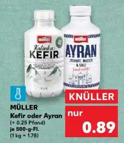 Kaufland MÜLLER Kefir oder Ayran Angebot