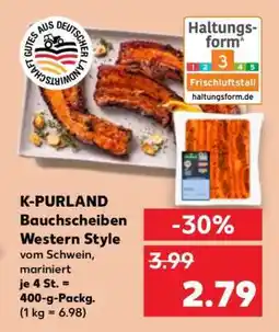 Kaufland K-PURLAND Bauchscheiben Western Style Angebot