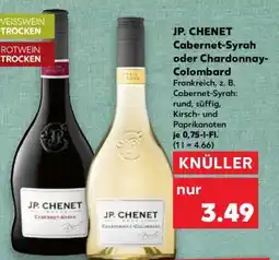 Kaufland JP. CHENET Cabernet-Syrah oder Chardonnay-Colombard Angebot