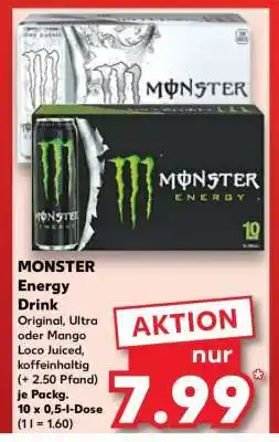 Kaufland Monster energy drink Angebot