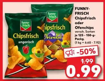 Kaufland FUNNY-FRISCH Chipsfrisch oder Ofenchips Angebot