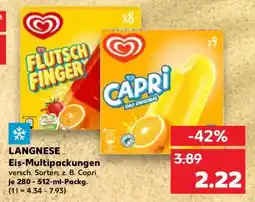 Kaufland LANGNESE Eis-Multipackungen Angebot