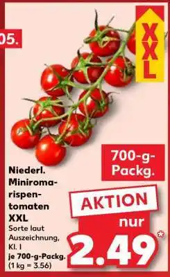 Kaufland Niederl. Miniromarispentomaten XXL Angebot