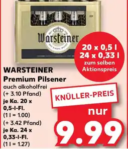 Kaufland WARSTEINER Premium Pilsener Angebot