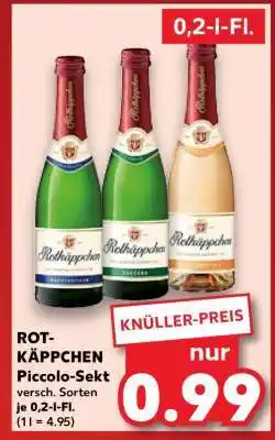 Kaufland ROT-KÄPPCHEN Piccolo-Sekt Angebot
