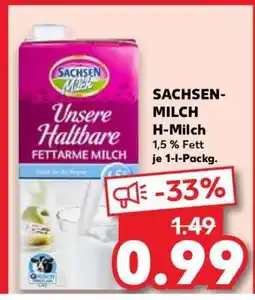 Kaufland SACHSEN-MILCH H-Milch Angebot