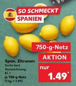 Kaufland Span. Zitronen Angebot