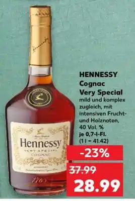 Kaufland HENNESSY Cognac Very Special Angebot