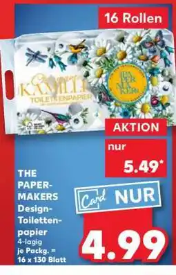 Kaufland THE PAPER-MAKERS Design-Toilettenpapier Angebot