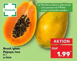 Kaufland Brasil./ghan. Papaya, lose Angebot