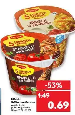Kaufland Maggi 5-Minuten-Terrine Angebot