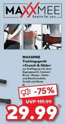 Kaufland MAXXMEE Trainingsgerät Crunch & Glide Angebot