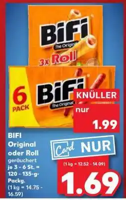 Kaufland BIFI Original oder Roll Angebot