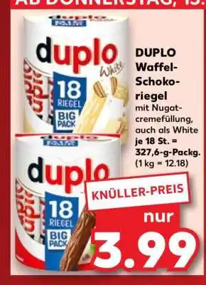 Kaufland DUPLO Waffel- Schokoriegel Angebot