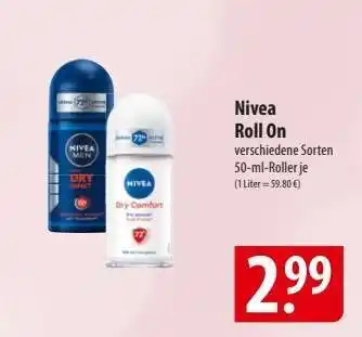 Famila Nord Ost Nivea Roll On Angebot