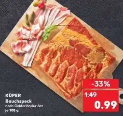 Kaufland KÜPER Bauchspeck Angebot