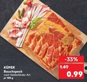 Kaufland KÜPER Bauchspeck Angebot