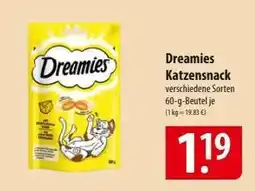 Famila Nord Ost DREAMIES Katzensnack Angebot