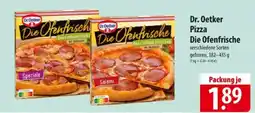 Famila Nord Ost Dr. Oetker Pizza Die Ofenfrische Angebot