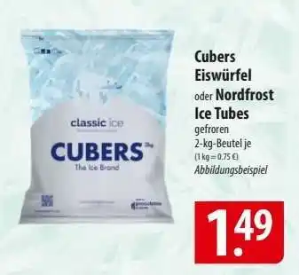 Famila Nord Ost Cubers Eiswürfel oder Nordfrost Ice Tubes Angebot