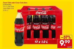 Netto Marken-Discount Coca-Cola oder Coca-Cola Zero Angebot