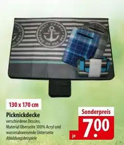 Famila Nord Ost Picknickdecke Angebot