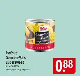 Famila Nord Ost Hofgut Sonnen-Mais supersweet Angebot